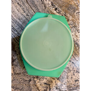 Tupperware Vintage Jadeite Green Food Storage Bowl with Lid, One Size